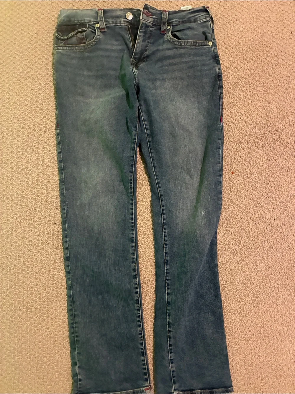 True Religion Men’s Slim Blue Denim Jeans